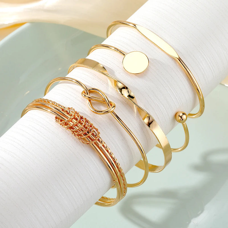 Trio de Pulseiras Zoe + BRINDE 2 PULSEIRAS Aço Inoxidável