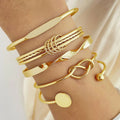Trio de Pulseiras Zoe + BRINDE 2 PULSEIRAS Aço Inoxidável