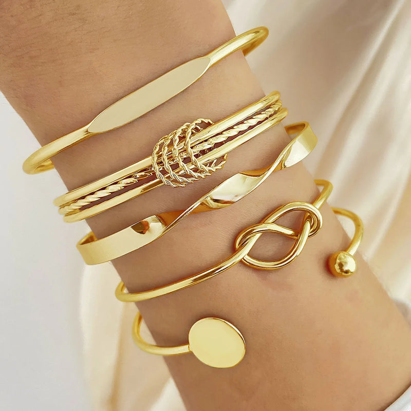 Trio de Pulseiras Zoe + BRINDE 2 PULSEIRAS Aço Inoxidável